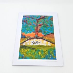 Original Art Print Card - "Believe"